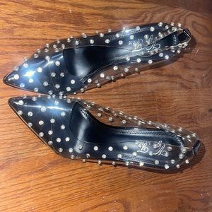 Diamond clear heels